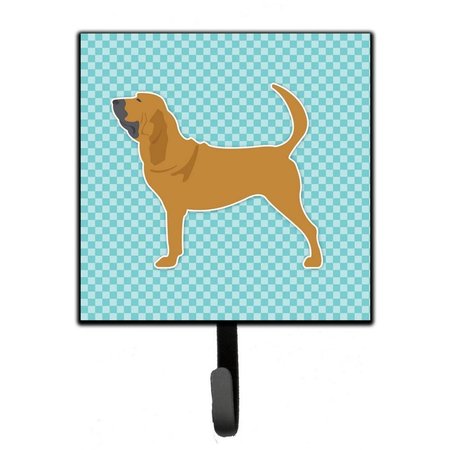 MICASA Bloodhound Checkerboard Blue Leash or Key Holder MI224192